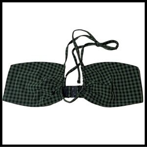 OYSHO NWT Checkered Bandeau